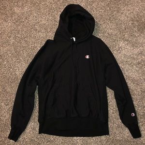 Champion Reverse Weave Hoodie (Black)